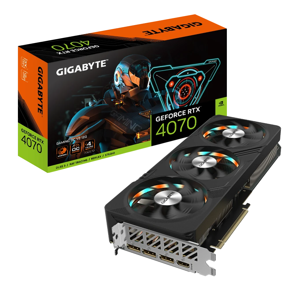 Gigabyte GeForce RTX 4070 GAMING OC V2 12G